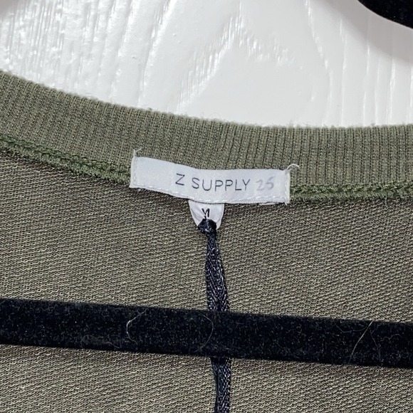 NWT Z SUPPLY THE WRAP FRONT JUMPSUIT Olive Green Medium With‎ Pockets - Picture 4 of 10